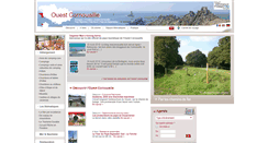 Desktop Screenshot of ouest-cornouaille.com